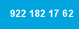 922 182 17 62